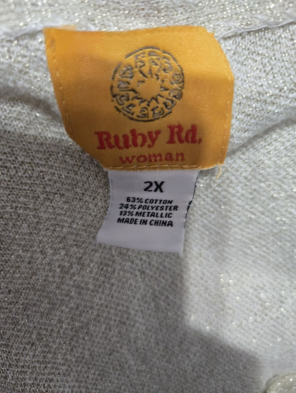 Ruby Rd 2x Womens Top - Picture 5 of 5